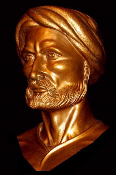 Bronze bust of Ibn Khaldun by Patrick Morelli